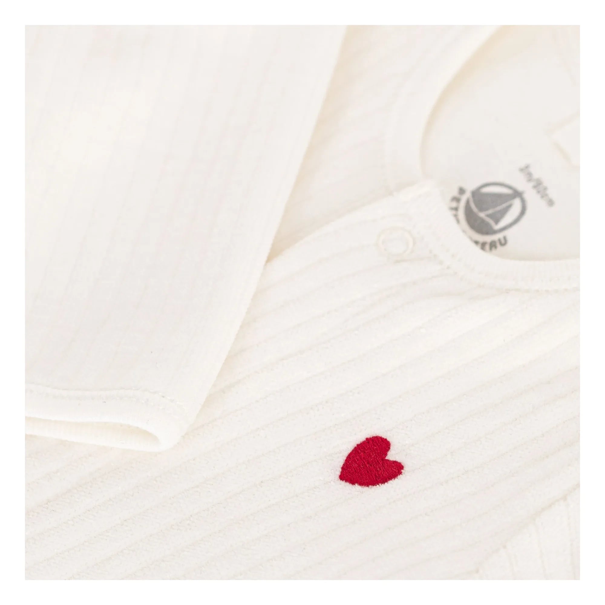 Petit Bateau - Tilk organik pamuk pijama | Ekru
