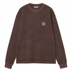 Carhartt WIP - T-Shirt L/S Vista Waffle | Koyu Kahverengi