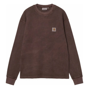 Carhartt WIP - T-Shirt L/S Vista Waffle | Koyu Kahverengi