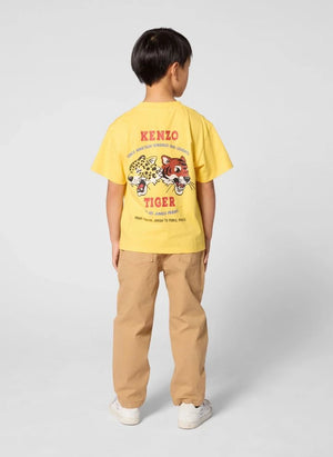 Kenzo - Kaplan başı tişört | Sarı