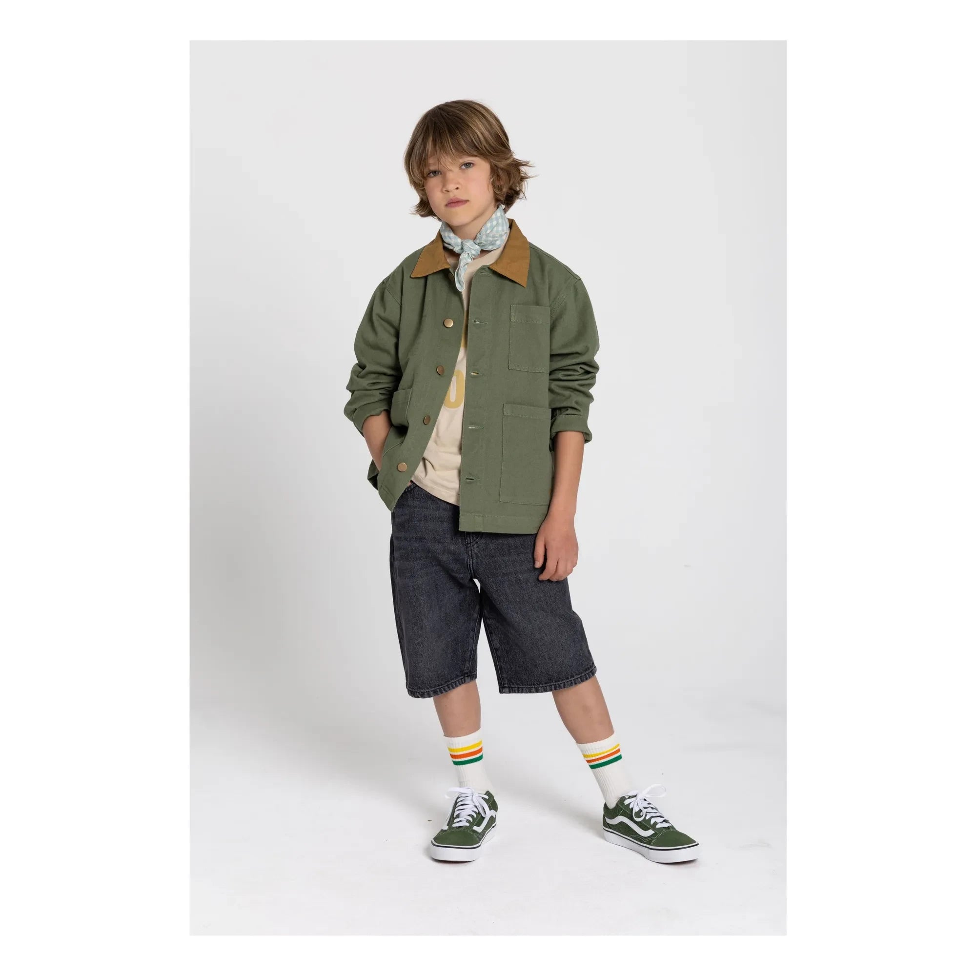 Hundred Pieces - Denim Bermuda şort Conrad | Denim gri