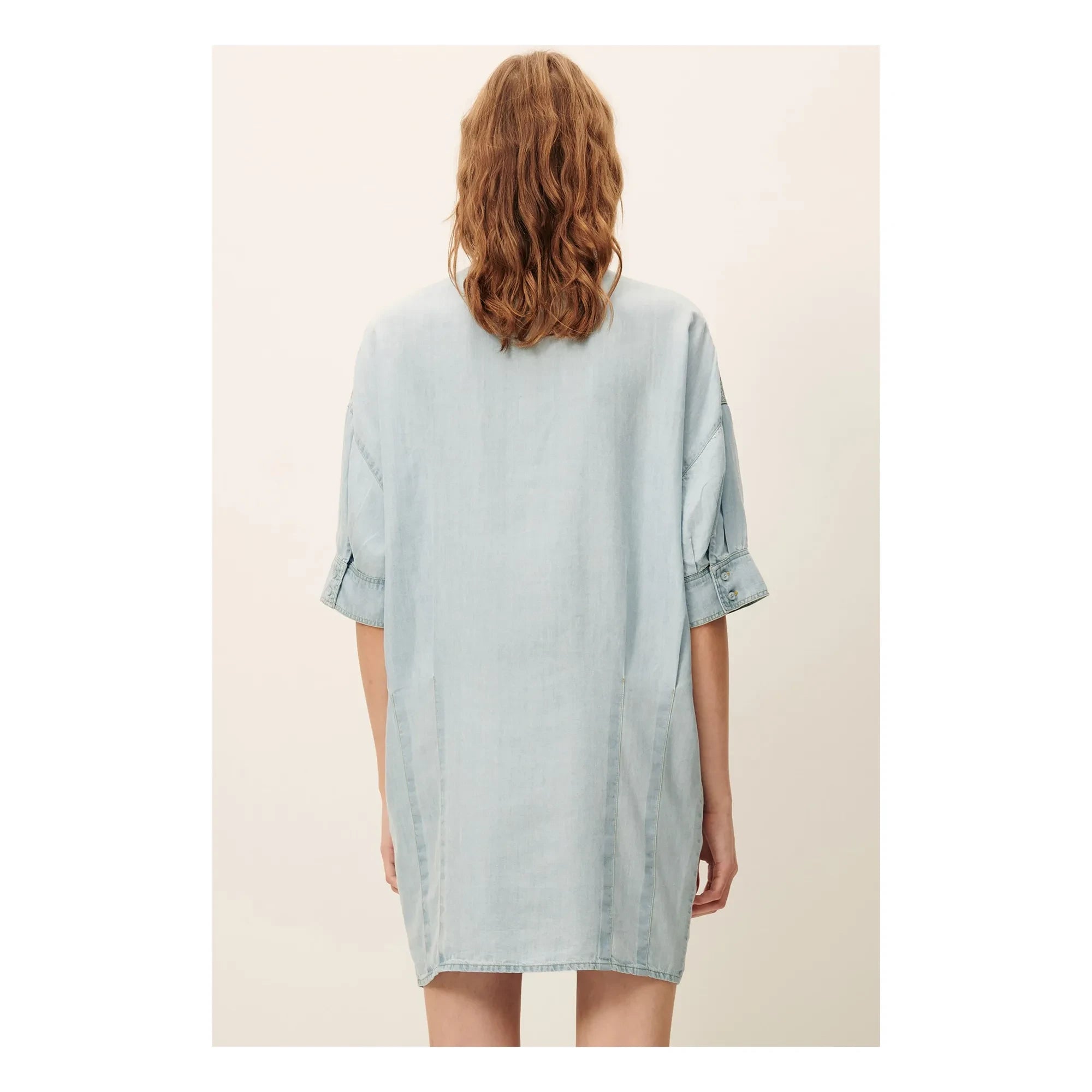Sessùn - Fresqua Denim Elbise | Açık mavi