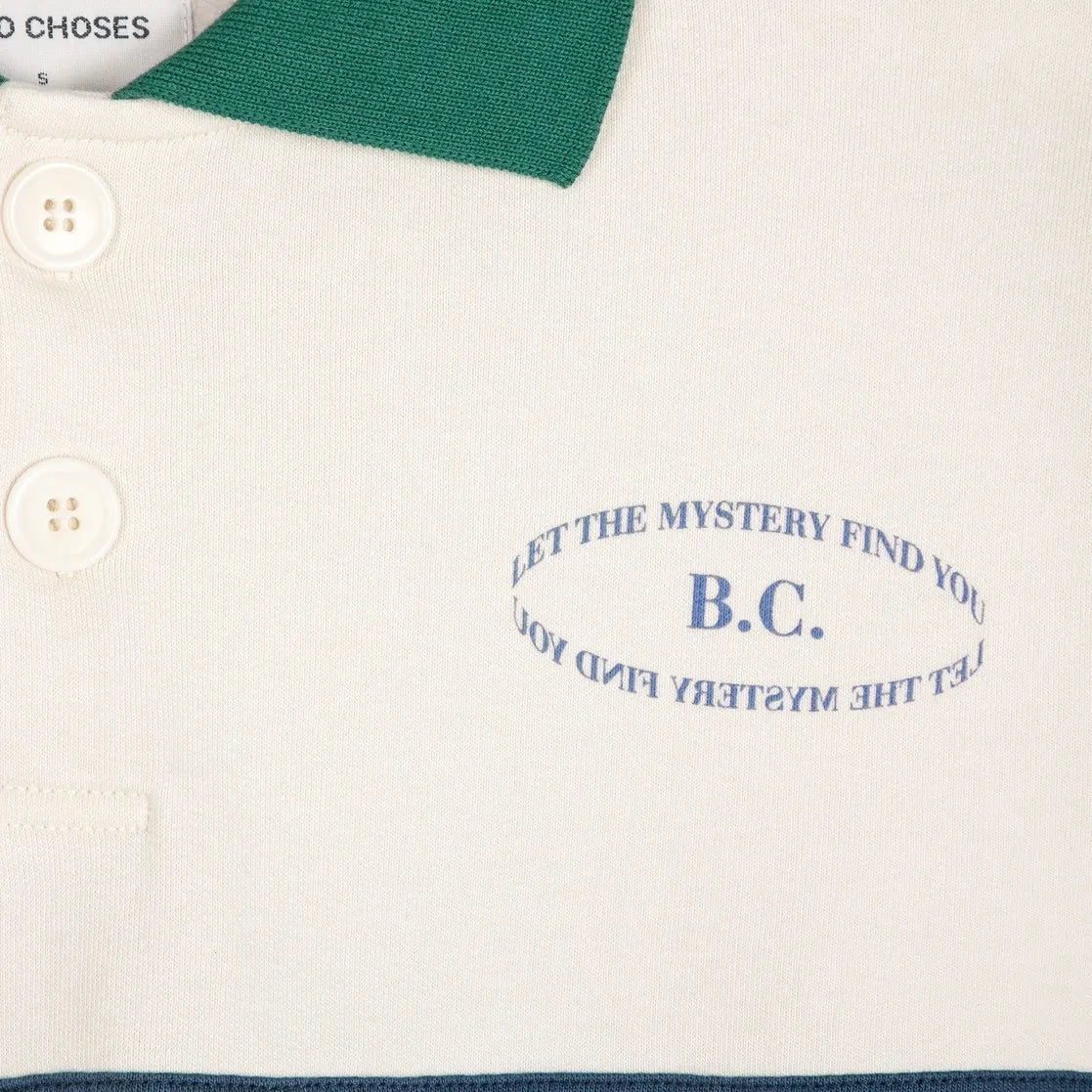 Bobo Choses - Mystery BC Pamuklu polo tişört | Ekru