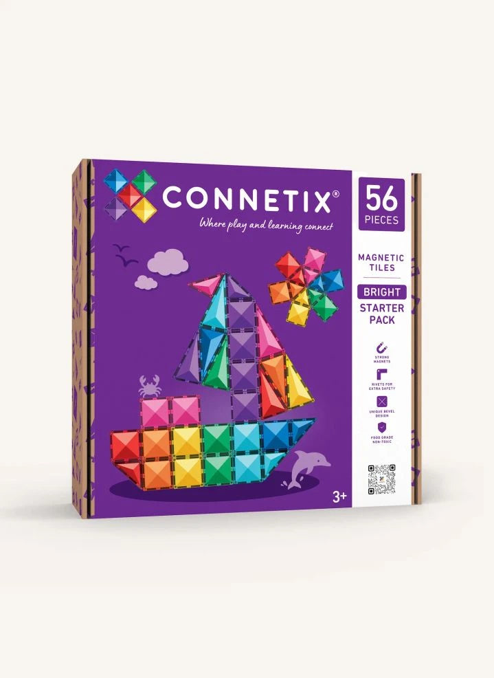 Connetix - طقم البداية - 56 قطعة