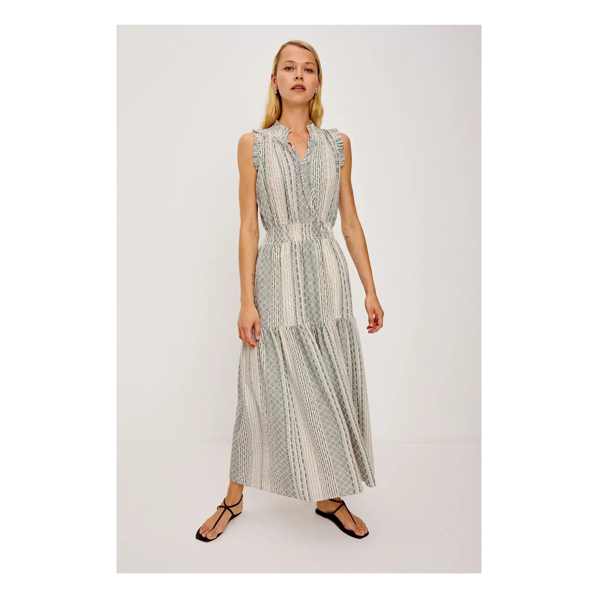 Rails - Alessi Çizgili Elbise | Mavi