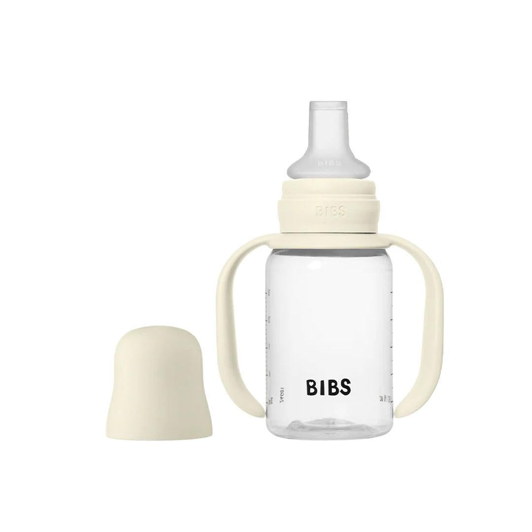BIBS World Baby Sippy Bottle Spout Silicone 1 Pack 150ml - Ivory-Baby Bottles-Ivory-150ml | Natural Baby Shower