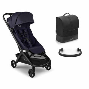 Bugaboo Butterfly 2 Complete Compact Stroller - Deep Indigo-Strollers-Deep Indigo-With Bumper Bar | Natural Baby Shower