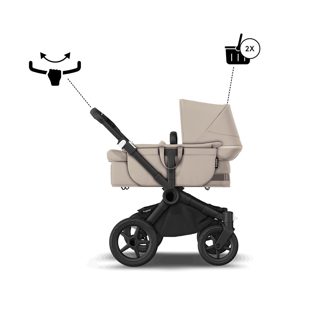 Bugaboo Donkey 5 Mono Complete Pushchair - Desert Taupe-Strollers-Desert Taupe- | Natural Baby Shower