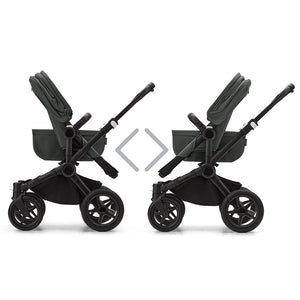 Bugaboo Donkey 5 Mono Complete - Black/Forest Green-Strollers- | Natural Baby Shower