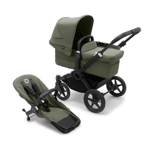Bugaboo Donkey 5 Mono Complete - Black/Forest Green-Strollers- | Natural Baby Shower