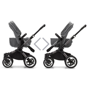 Bugaboo Donkey 5 Mono Complete - Graphite/Grey Melange-Strollers- | Natural Baby Shower