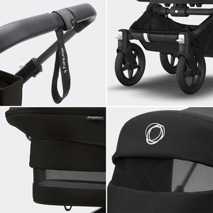 Bugaboo Donkey 5 Mono Complete - Black/Midnight Black-Strollers- | Natural Baby Shower