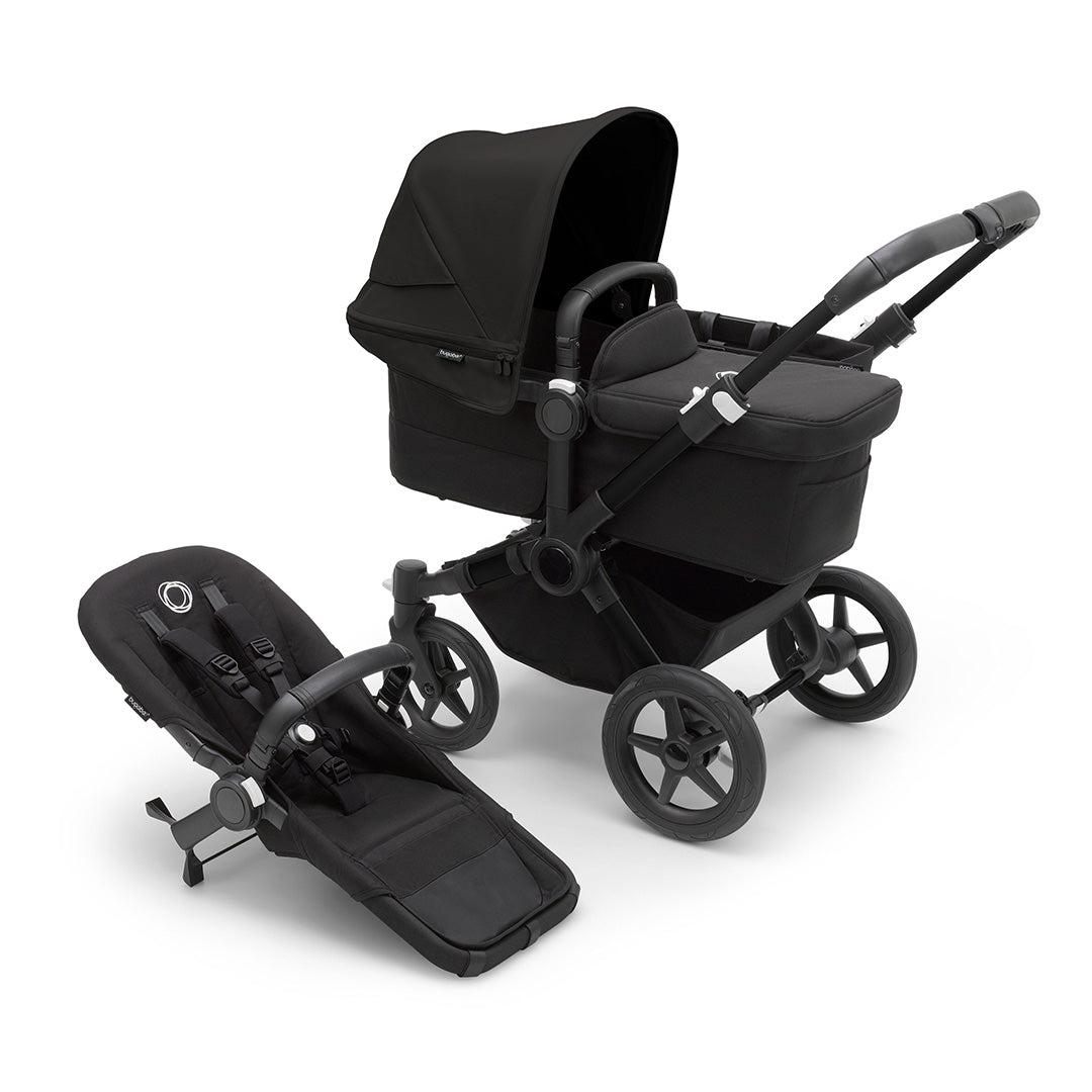 Bugaboo Donkey 5 Mono Complete - Black/Midnight Black-Strollers- | Natural Baby Shower