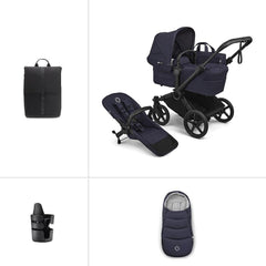 Bugaboo Donkey 6 Single Essential Stroller Bundle-Stroller Bundles-Deep Indigo- | Natural Baby Shower