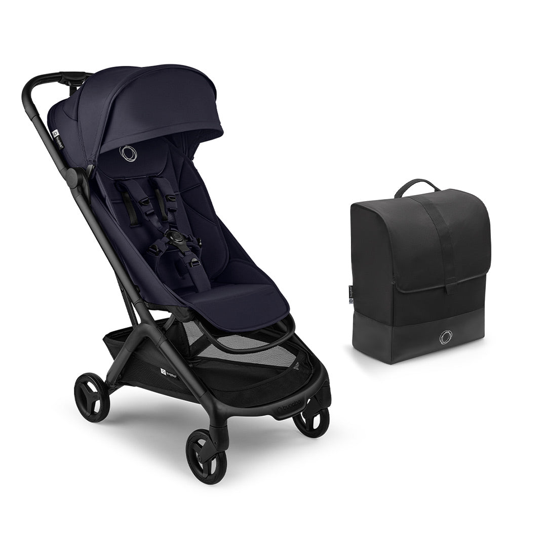 Bugaboo Butterfly 2 Complete Compact Stroller - Deep Indigo-Strollers-Deep Indigo-Without Bumper Bar | Natural Baby Shower
