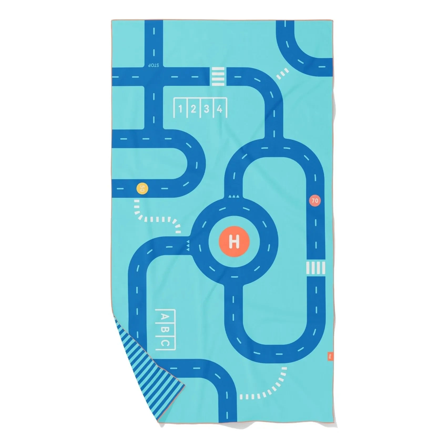 Quut - Circuit mikrofiber plaj havlusu | Mavi
