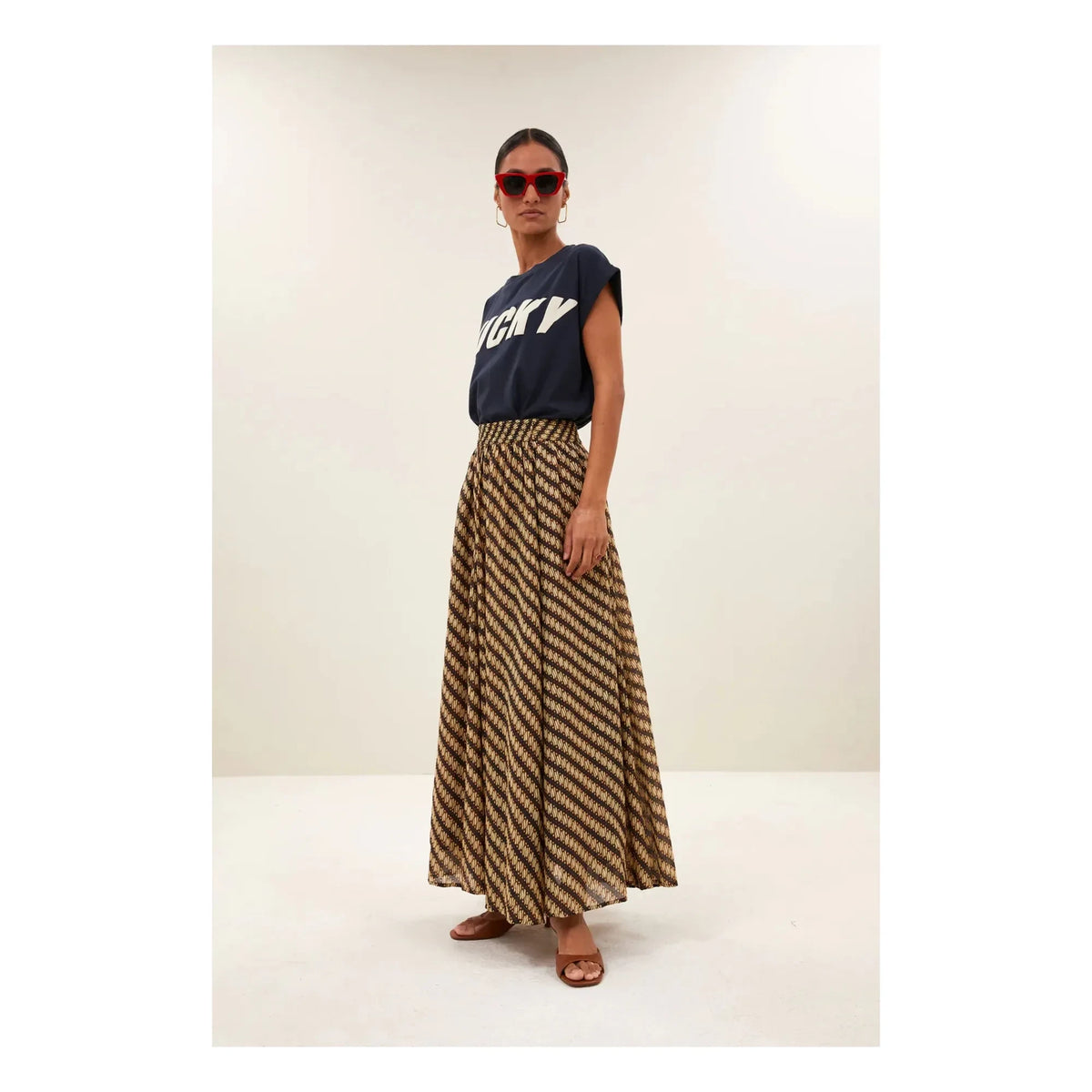 By Bar - Lucky Tobi organik pamuklu T-shirt | Gece mavisi