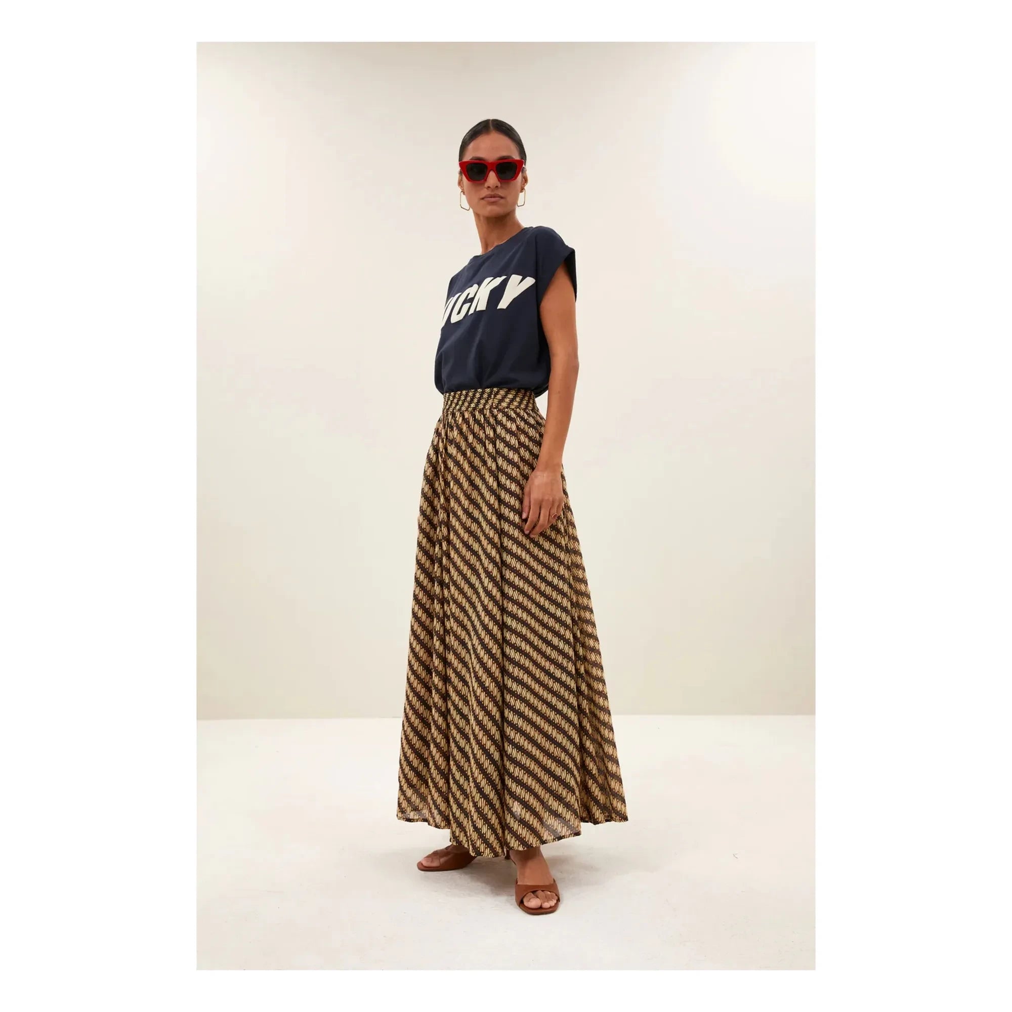 By Bar - Lucky Tobi organik pamuklu T-shirt | Gece mavisi