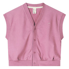 Gray Label - Spencer Organik Pamuklu Oversize Kolsuz Hırka | Pembe