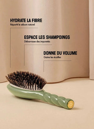 La Bonne Brosse - L'Universelle فرشاة الشعر رقم 01 - العناية واللمعان | أخضر فاتح