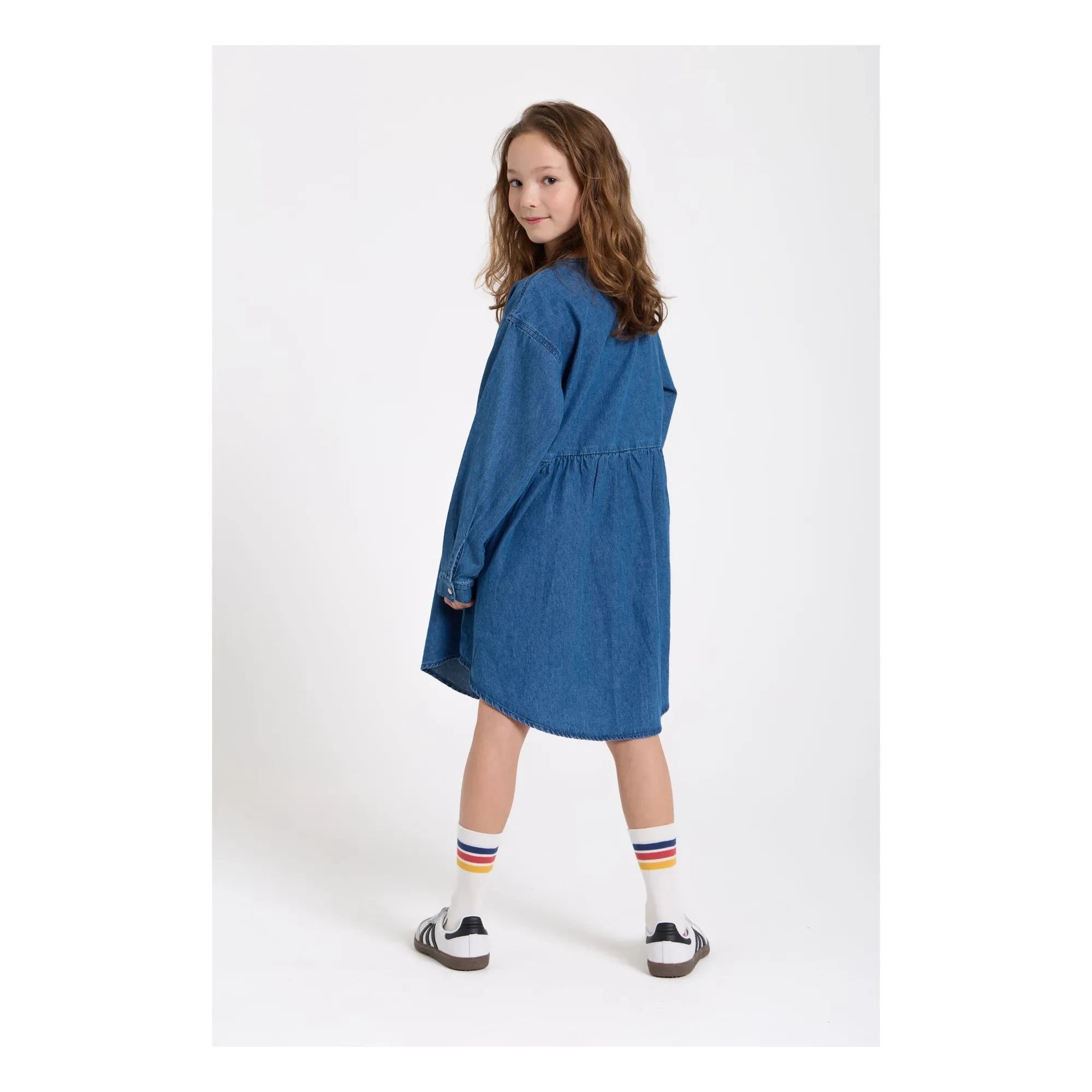 Smallable Kid - Drew Denim Elbise | Denim mavisi