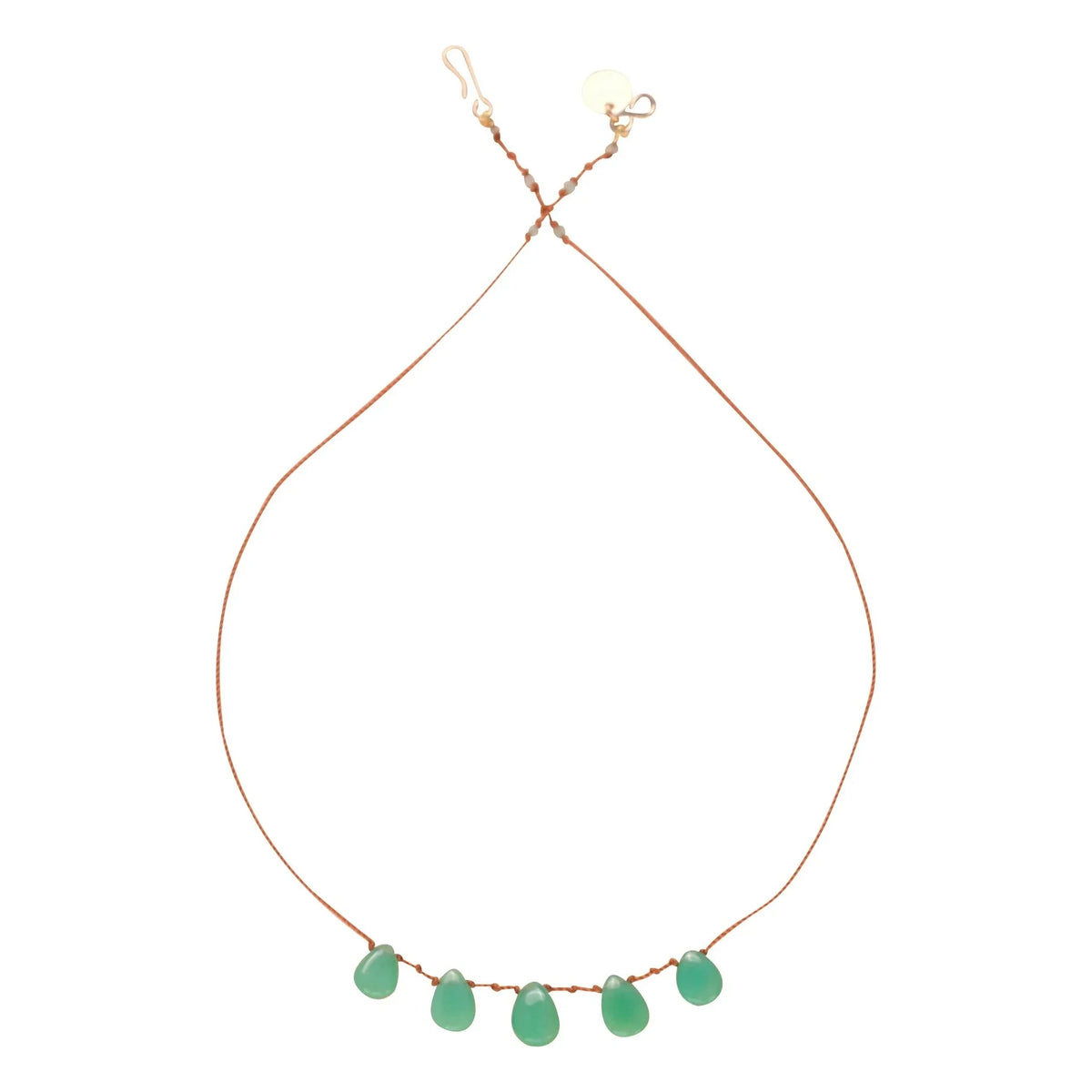 Ivarene - 5 Damla Kolye | Chrysoprase