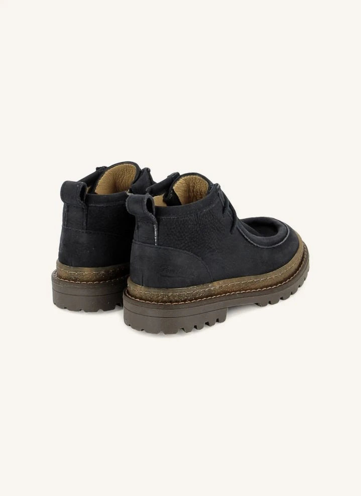 Pom d'Api - Botlar Wall Zip Micky Nubuk | Lacivert