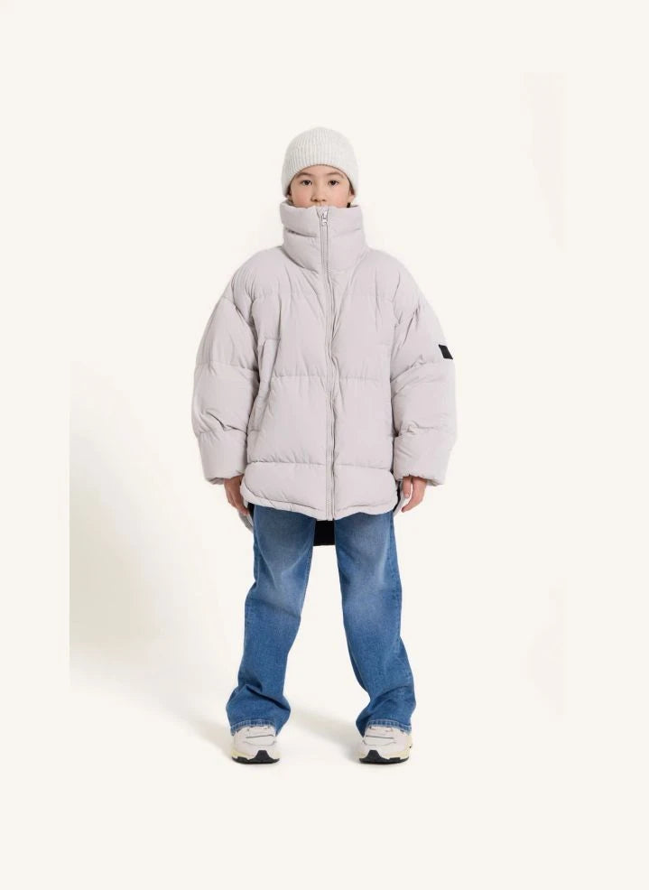 Finger in the nose - Snowbag Dolgulu Ceket | İnci grisi