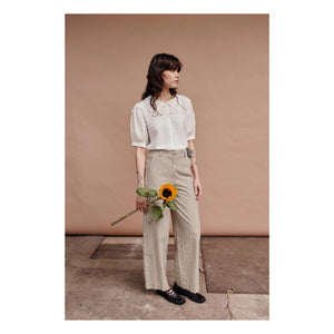 Emile et Ida - Vintage Pamuk Bluz | Krem
