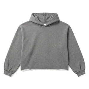 Smallable Kid - Mayflower Organik Pamuklu Kapüşonlu Sweatshirt | Gri Melanj