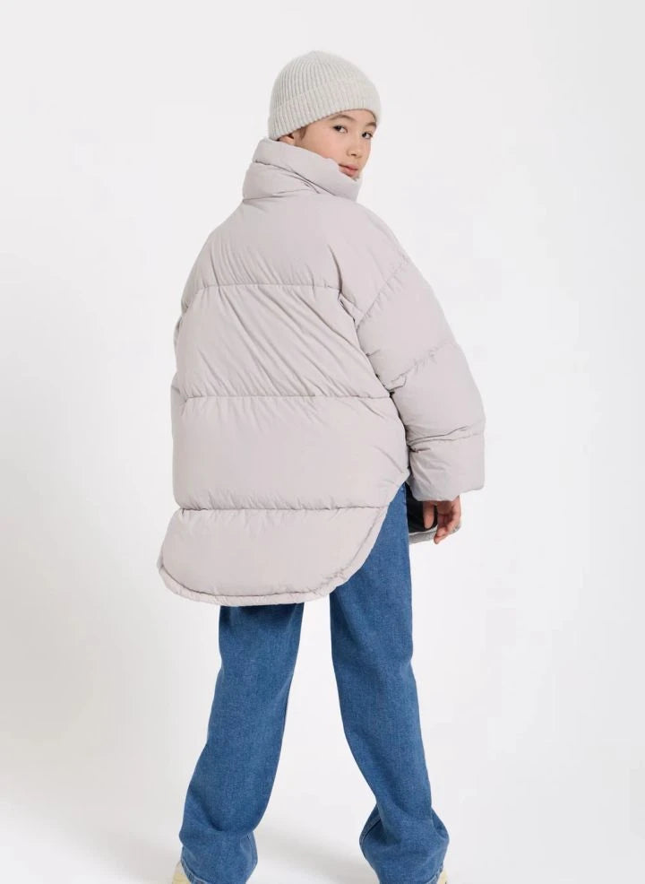 Finger in the nose - Snowbag Dolgulu Ceket | İnci grisi