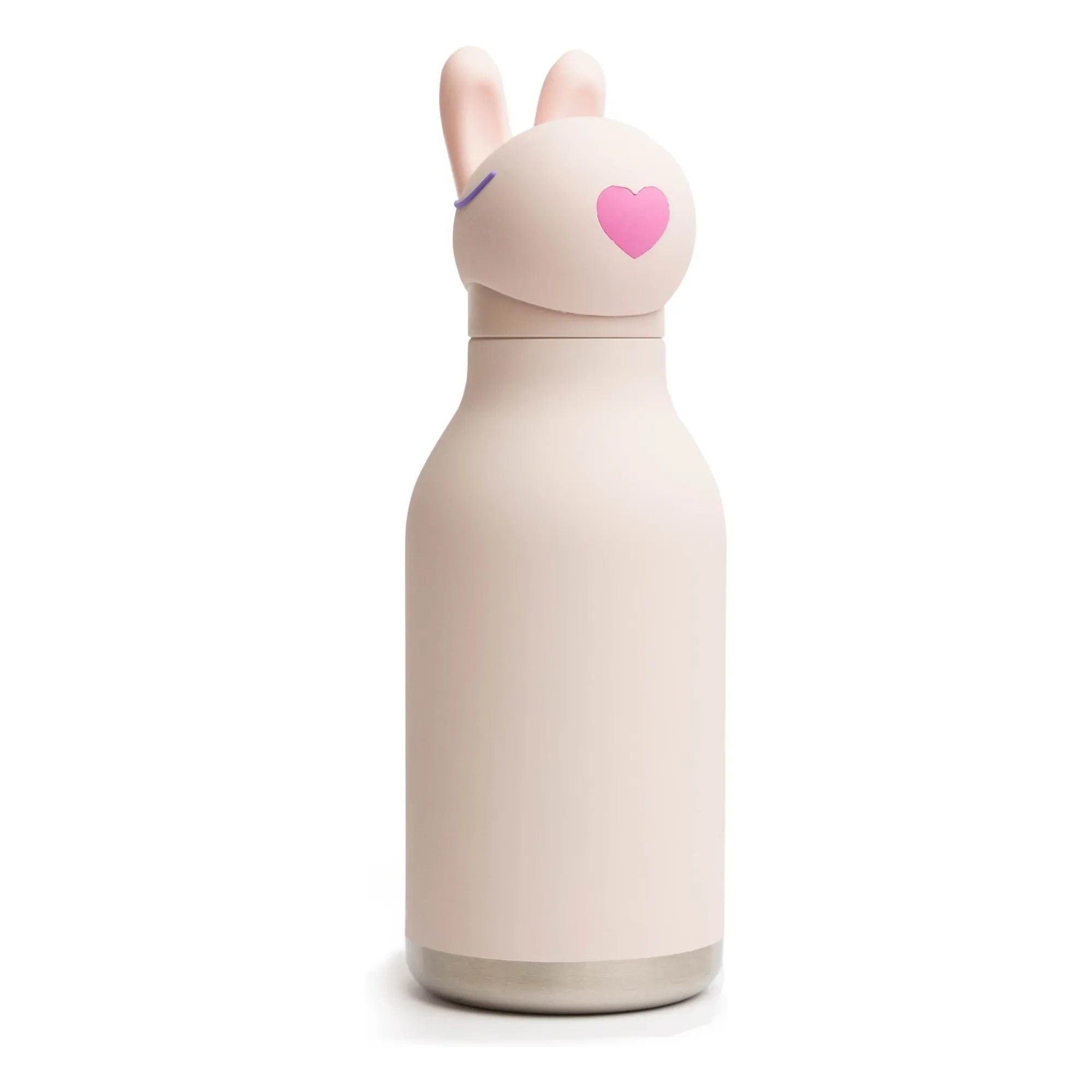 Asobu - Paslanmaz çelik şişe Rabbit | Açık Pembe