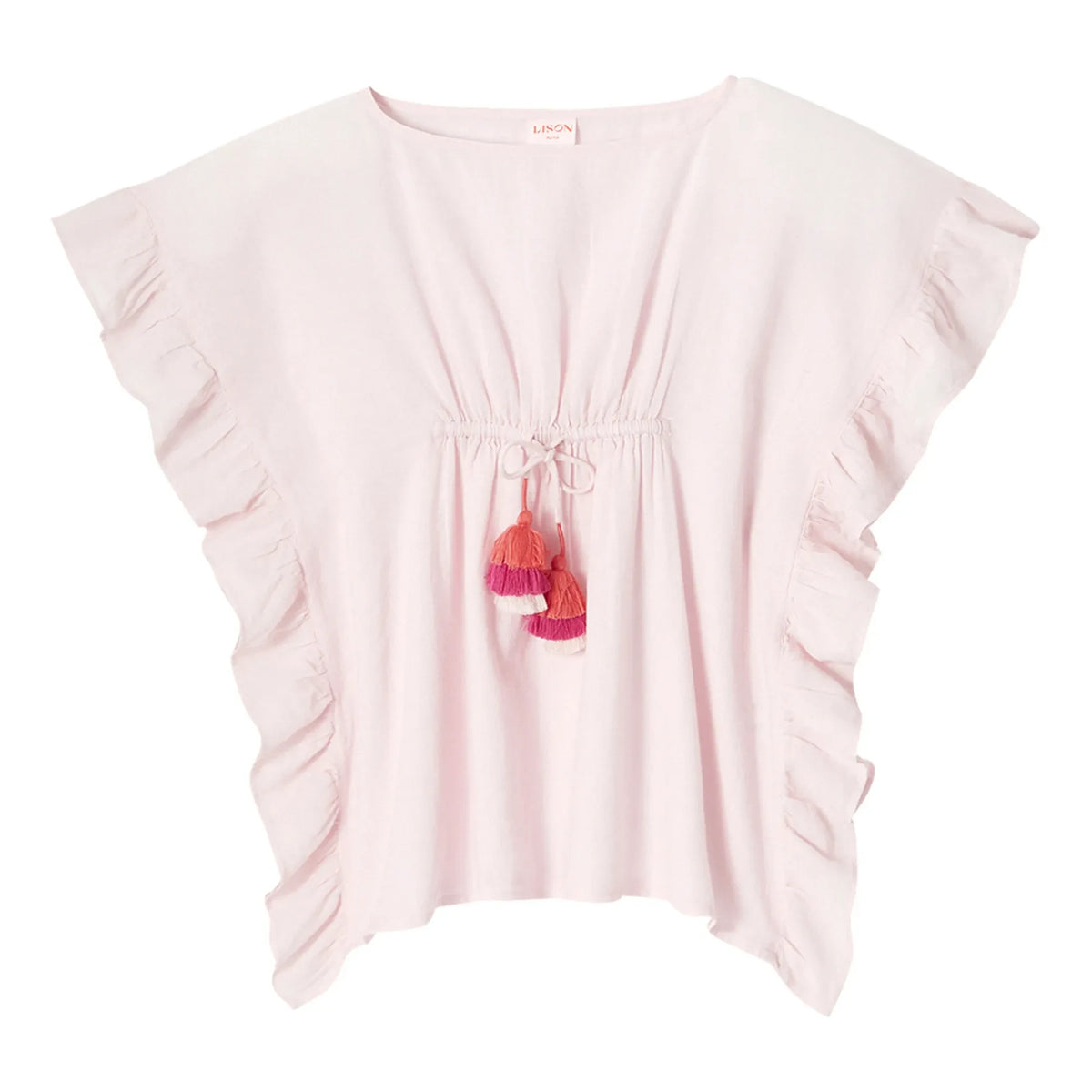 Lison Paris - Caftan Lea | Pembe