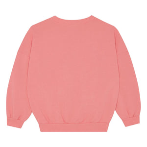 The Campamento - Etoile Filante Oversize Sweat Organik Pamuk | Şeker pembesi