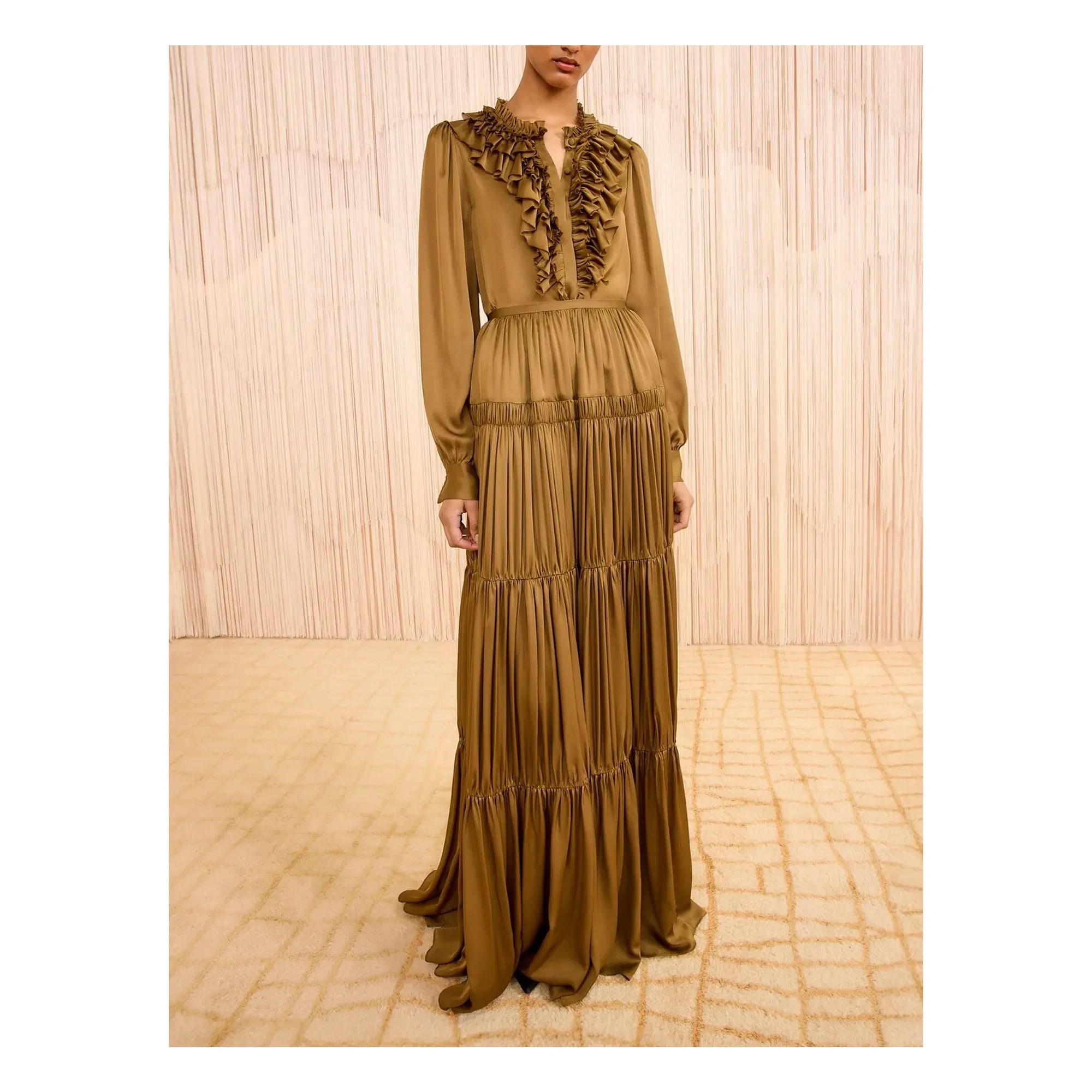 Ulla Johnson - Gaelle İpek etek | Bronz