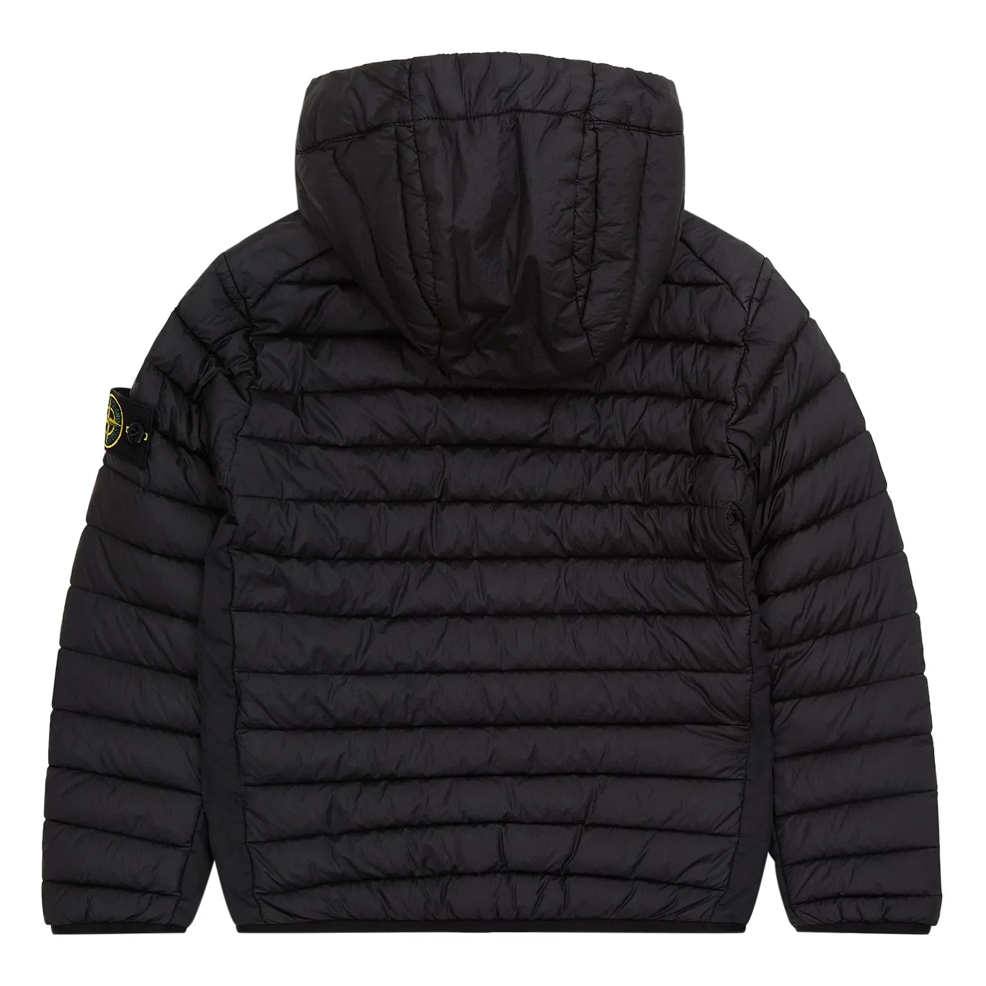 Stone Island - Logo dolgulu mont | Siyah