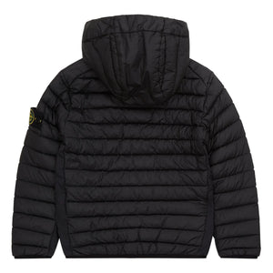 Stone Island - Logo dolgulu mont | Siyah