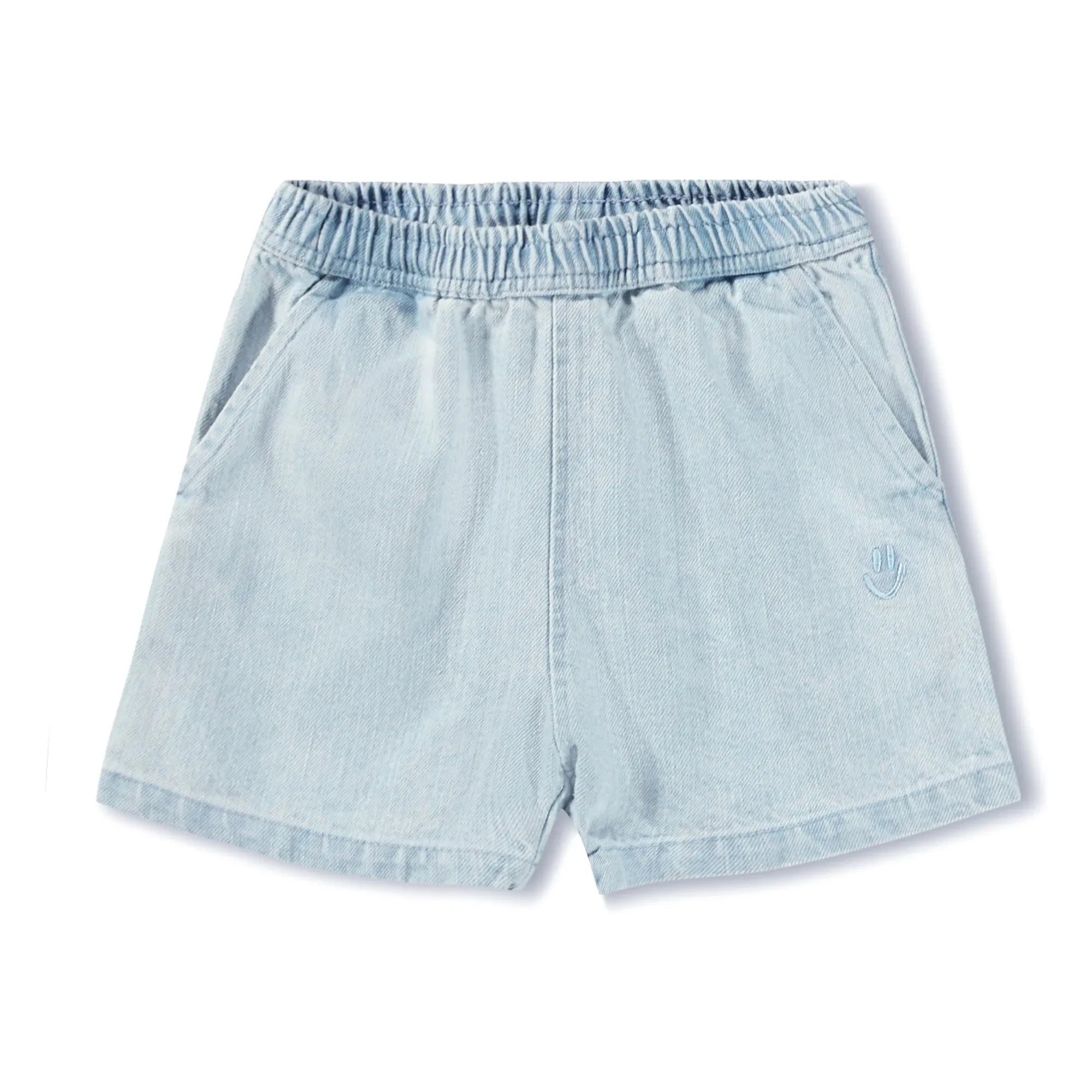 Molo - Denim Shine Organik Pamuk Şort | Açık Mavi