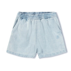 Molo - Denim Shine Organik Pamuk Şort | Açık Mavi