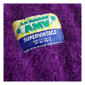 American Vintage - Vitow Yün ve Alpaka Atkı | Patlıcan