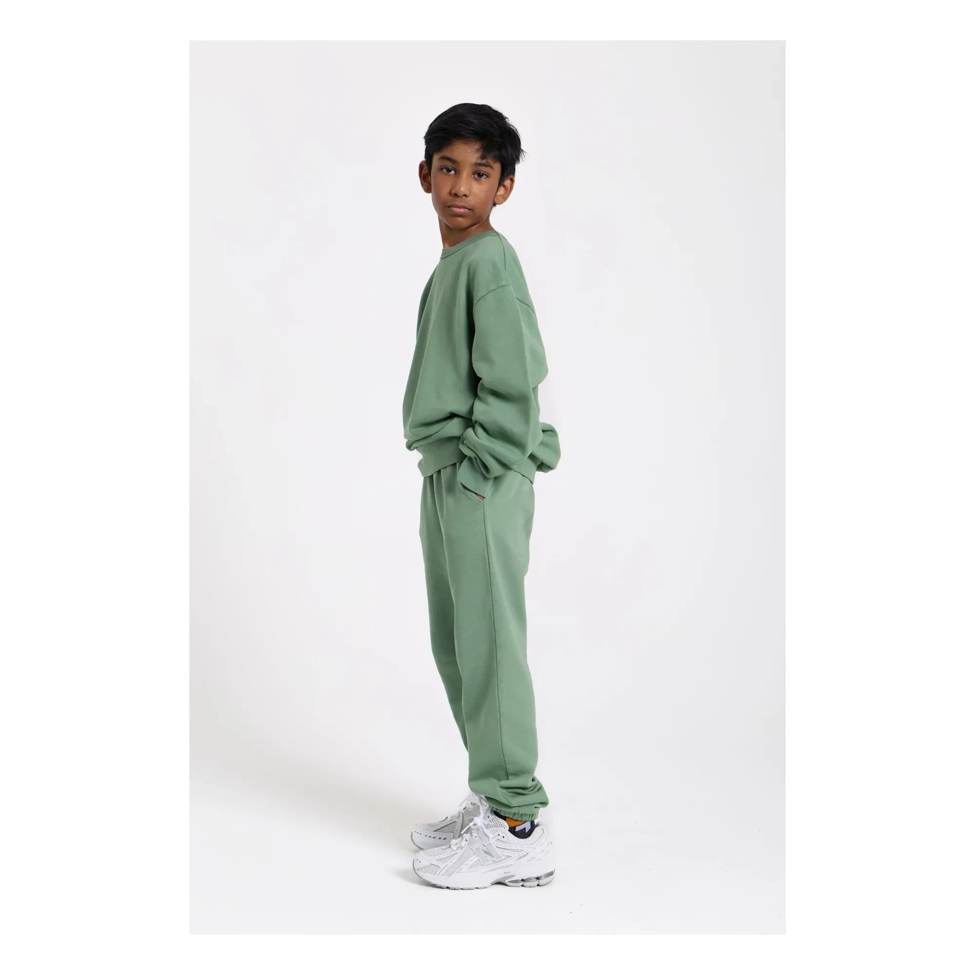 Smallable Kid - Arlo organik pamuk sweatshirt | Haki