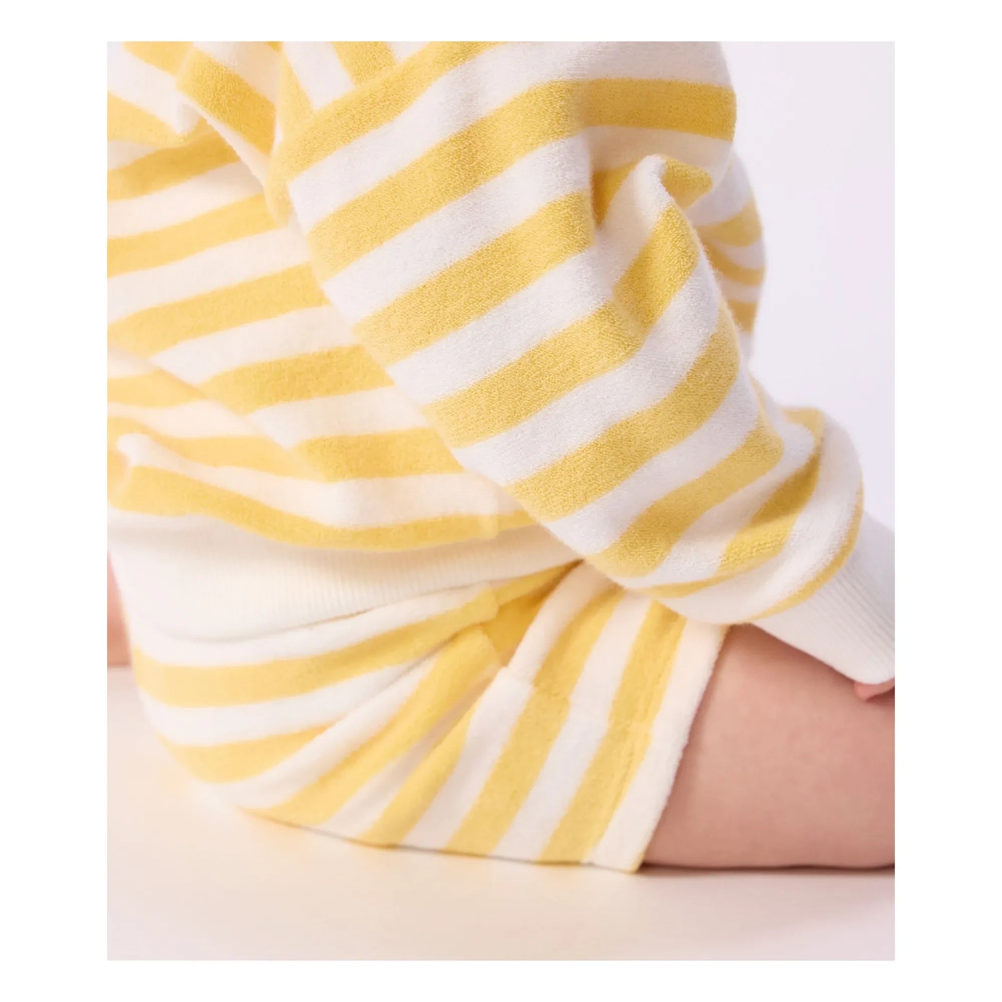 Petit Bateau - Terry Çizgili Sweatshirt | Sarı