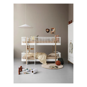 Oliver Furniture - Ahşap orta yükseklikte ranza | Meşe