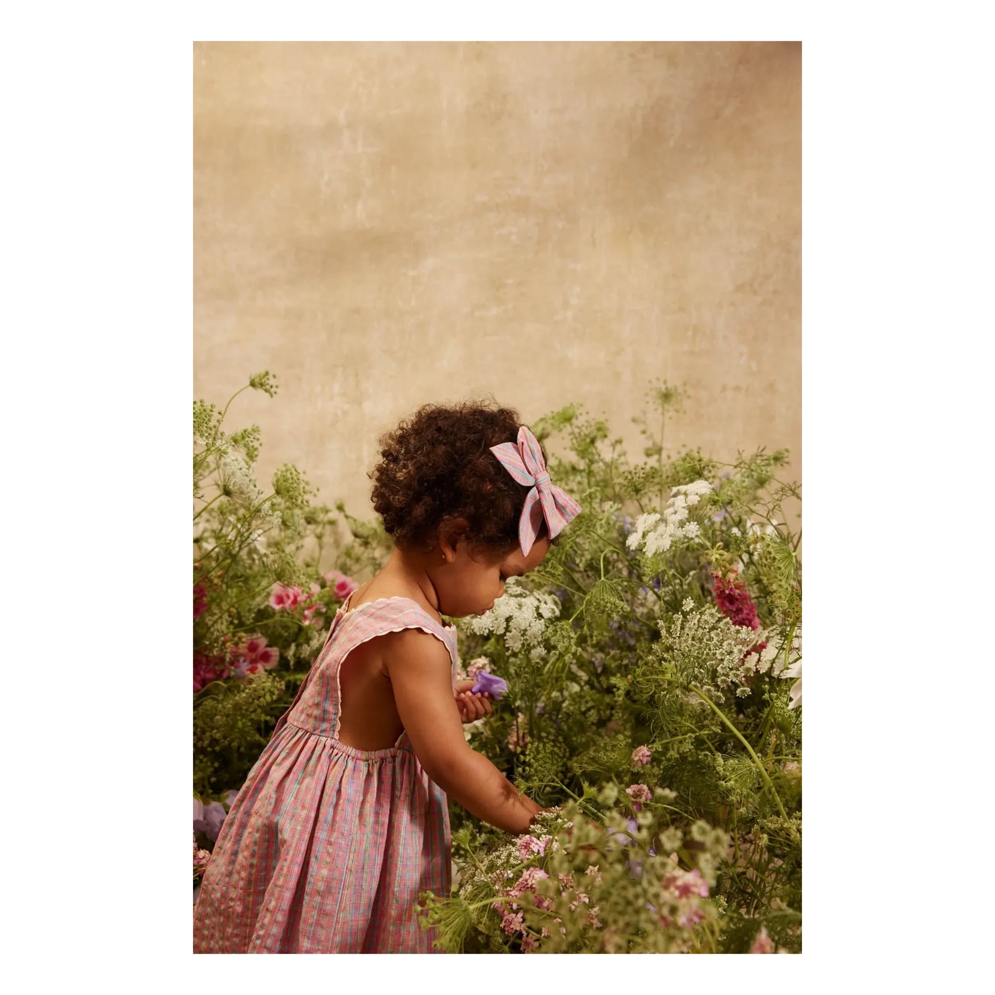 Louise Misha - Martine Volanlı Elbise | Toz Pembe