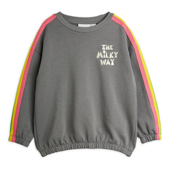 Mini Rodini - Arc en Ciel organik pamuk sweatshirt | Gri