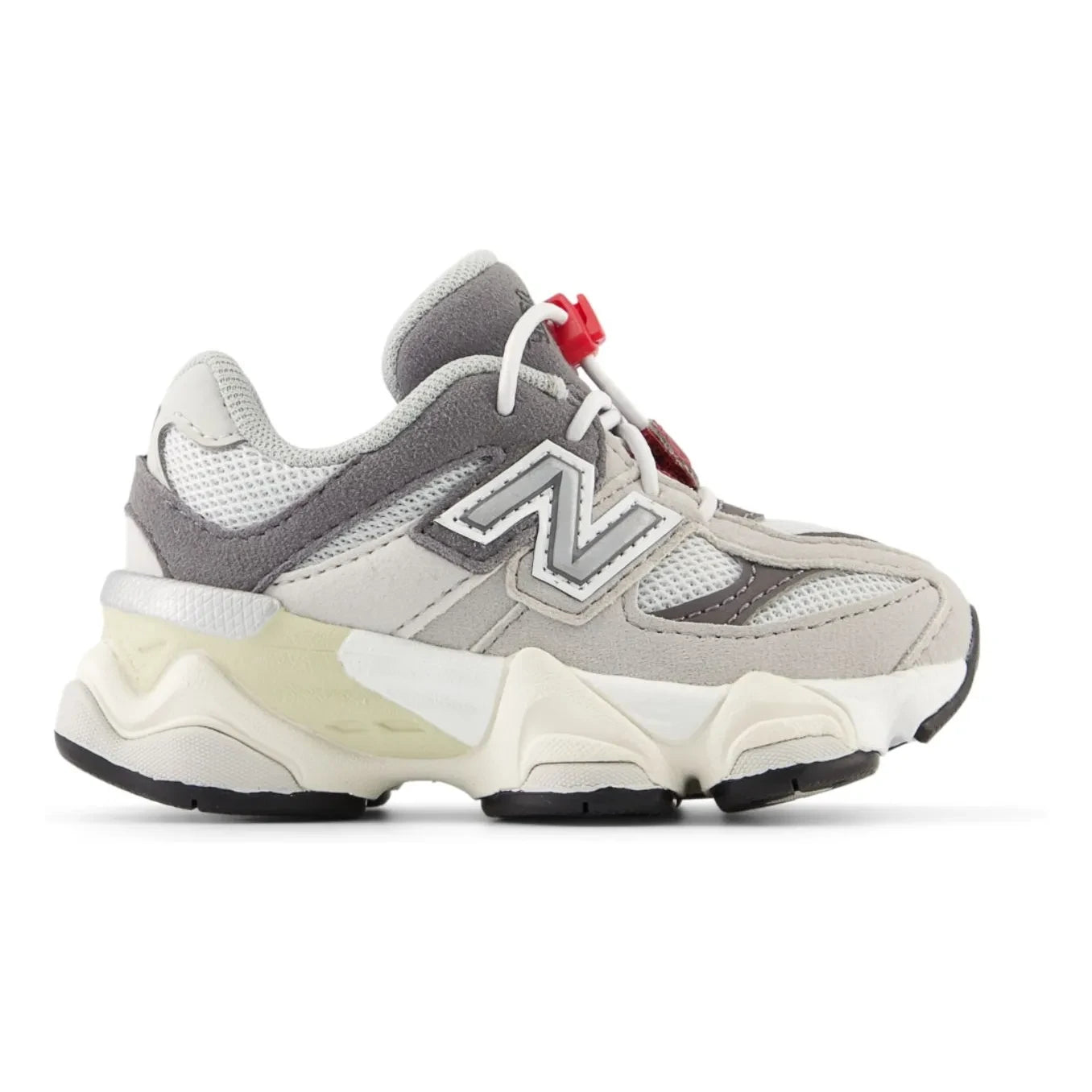 New Balance - Lastikli Dantelli Spor Ayakkabılar 9060 | Gri
