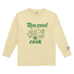 Maison Mangostan - Too Cool To Cook Tişört | Bej