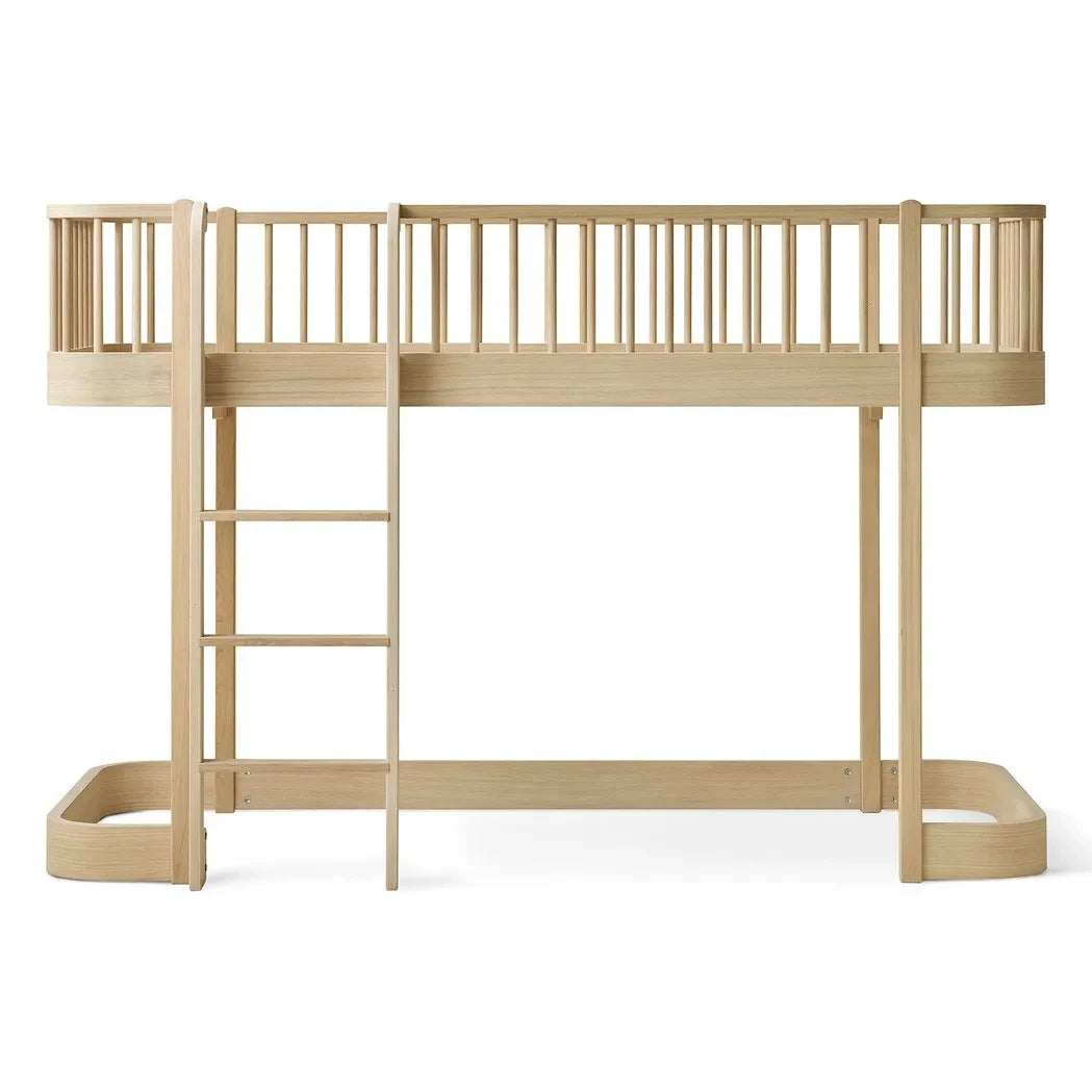 Oliver Furniture - Orijinal Alçak Loft Yatak, 90x200 cm | Meşe