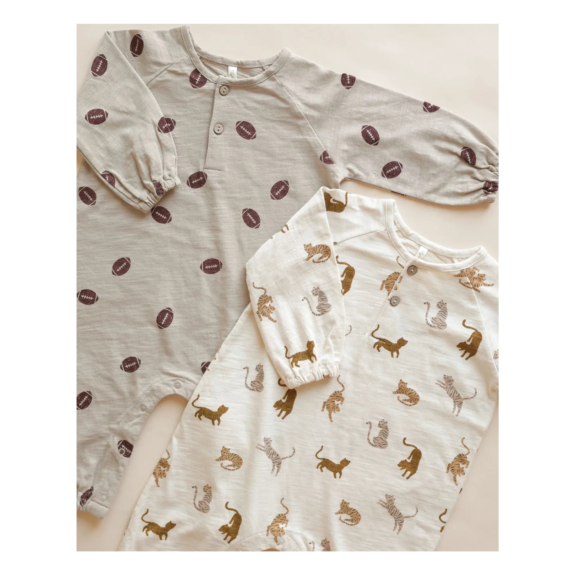 Rylee + Cru - Henley Futbol Pijaması | Taş