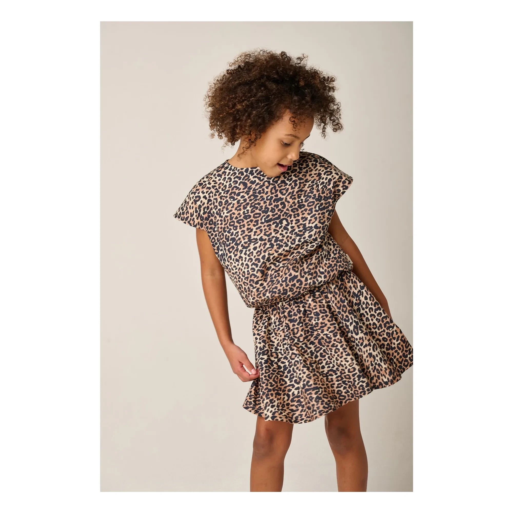 Tumble N'Dry - Cocomere Leopar Etek | Kahverengi